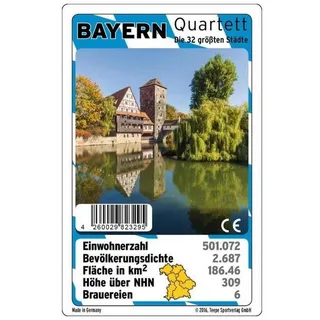 ASS Altenburger Spiel, Familienspiel 22182496 - Bayern-Quartett - Kartenspiel, für 2-4..., Sportspiel bunt