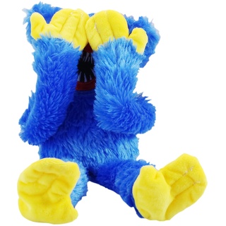year old Huggy Wuggy Plüschtier, Kuscheltier, Poppy Playtime Plush Spielzeug, 40cm (Blau)