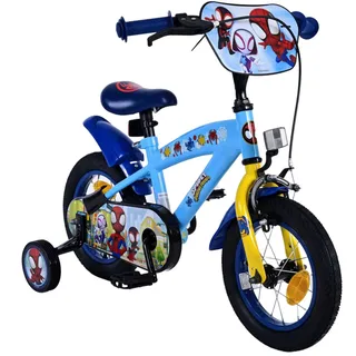 Spidey Kinderfahrrad 12 Zoll 90-105 cm Größe Mädchen Jungen Fahrrad Alter ab ca. 3 Jahre mit Rücktrittbremse