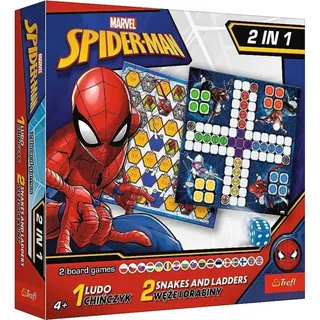 TREFL Games Spiderman, 2v1: Mensch, sei nicht böse und Schlangen und Leitern