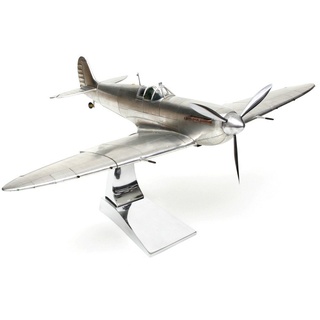 Brillibrum Modellflugzeug Modellflugzeug Supermarine Spitfire Flieger Detailgetreu Flugzeug silberfarben