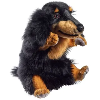 Hansa Toy 8450 Dackel Dachshund 29 cm Handpuppe Kuscheltier Stofftier Plüschtier