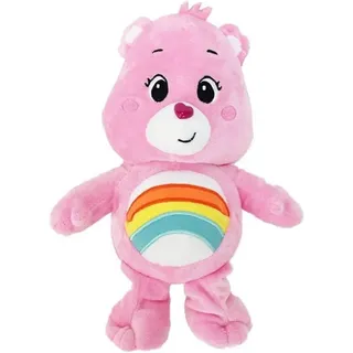 soma Kuscheltier Glücksbärchi Kuscheltier Care Bears Hurra Bärchi pink XXL 43 cm (1-St), Super weicher Plüsch Stofftier Kuscheltier für Kinder zum spielen