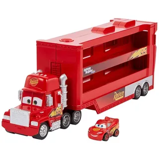 Mattel GNW34 - Disney Pixar Cars - Mack Truck inkl. Lightning McQueen Fahrzeug