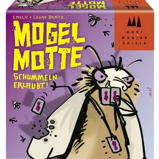 Schmidt Spiele Spiel Drei Magier Spiele Mogel Motte, Kartenspiel bunt