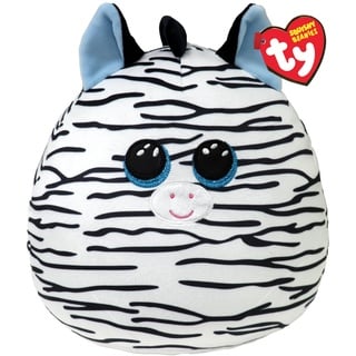 TY Xander Zebra Squish a Boo 14 Inches - Squishy Beanies for Kids, Baby Soft Plush Toys - Collectible Cuddly Stuffed Teddy