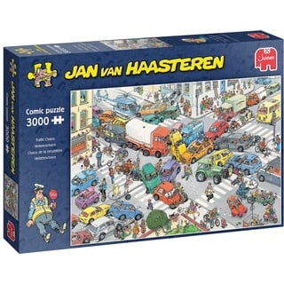 Jan van Haasteren Jumbo Spiele Jan van Haasteren Verkehrschaos 3000 Teile - Puzzle für Erwachsene