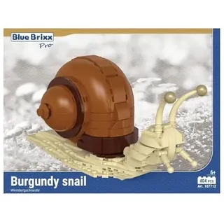 BlueBrixx Pro 107712 – Weinbergschnecke aus Klemmbausteinen mit 404 Bauelementen