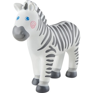 HABA 304753- Little Friends – Zebra, Tierfigur aus strapazierfähigem Kunststoff für lange Spielfreude, ab 3 Jahren