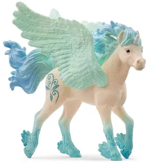 Schleich BAYALA Stormy Einhorn Fohlen, 5 Jahr(e), Beige, Blau, Grün