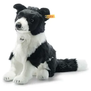 Steiff Kuscheltier Steiff Hund Border Collie 28 cm Jaycee schwarz-weiß Kuscheltier 122163