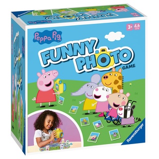 Ravensburger 20982 - Peppa Pig Funny Photo Game, Aktionsspiel mit handlicher Spielzeug Kamera, für 2 bis 4 Kinder ab 3 Jahren, Peppa Pig Spielzeug