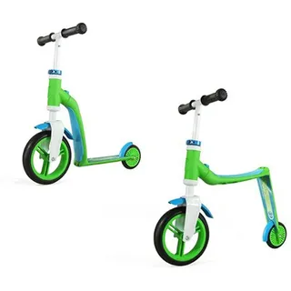 Scoot and Ride Kinder Laufrad und Roller Highwaybaby Grün Blau - Blau/Grün