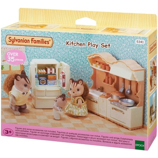 Sylvanian Families 5341 Landhaus Küche mit Kühlschrank - Puppenhaus Einrichtung Möbel