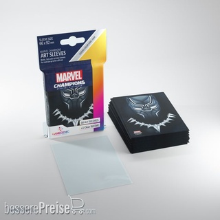 Gamegenic GGS10094 - MARVEL CHAMPIONS Art-Sleeves - Black Panther * (Einzelpack) Sprachunabhängig