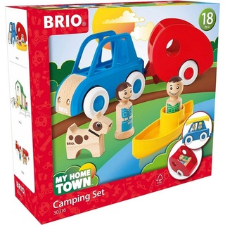 BRIO® Spielzeugeisenbahn-Set BRIO My Home Town 30316 - Campingset bunt