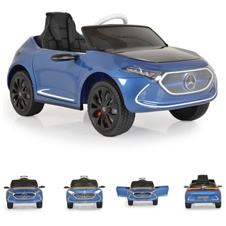 Moni Elektro-Kinderauto Elektroauto Mercedes Concept, Belastbarkeit 25 kg, EQA, EVA-Reifen, Fernbedienung MP3 blau