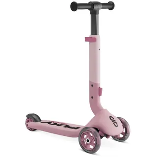 PUKY PUSH Scooter mit LED-Bereifung und Klappmechanismus raspberry