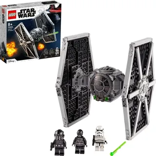 LEGO 75300 Star Wars Imperial TIE Fighter Spielzeug mit Sturmtruppler und Piloten als Minifiguren aus der Skywalker Saga - Schwarz/Hellgrau/Dunkelgrau/Weiß