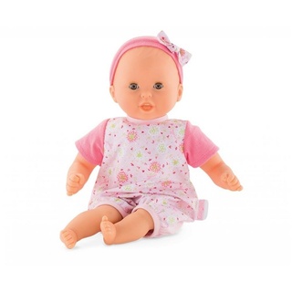 Corolle® Babypuppe Calin Melodien + Bussi, 30 cm Rosa Babypuppe mit Funktion Weichkörperpuppe rosa