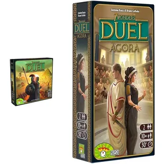 Repos Production - UNbox Now, 7 Wonders Duel, Grundspiel, Kennerspiel, 2 Spieler, 30+ Minuten, Deutsch, 7 Wonders Duel – Agora, Erweiterung, Strategiespiel, 2 Spieler, Deutsch