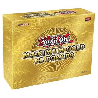 Konami Sammelkarte Yu-Gi-Oh! Maximum Gold: El Dorado Lid Box 1. Edition ENGLISCH, 4 Booster Packs - Yugioh Sammelkartenspiel