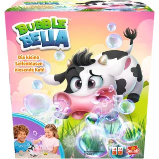 Goliath Bubble Bella, Brettspiel ab 4 Jahren, Kinderspiel mit Seifenblasen für Kinder, Actionspiel mit Seifenblasenmaschine mit Spielelement, Durchschnittliche Spielzeit 15 Min., Deutsche Version