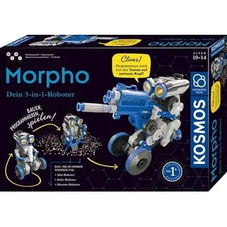 KOSMOS 620837 - Morpho, Dein 3-in-1 Roboter, mint, Experimentierkasten