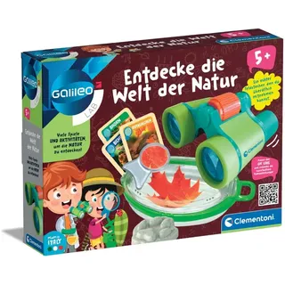 Clementoni Galileo Lab Entdecke die Welt der Natur, Experimentier-Set, Botanik,