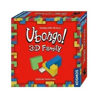 Ubongo 3-D Family, Legespiel, für 1-4 Spieler, ab 8 Jahren (DE-Ausgabe)