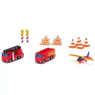 Siku Gift set Feuerwehr, Feuerwehrauto, 3 Jahr(e), Metall, Kunststoff, Schwarz,