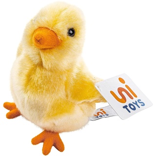 Uni-Toys - Küken gelb - 13 cm (Höhe) - Plüsch-Huhn, Vogel - Plüschtier, Kuscheltier