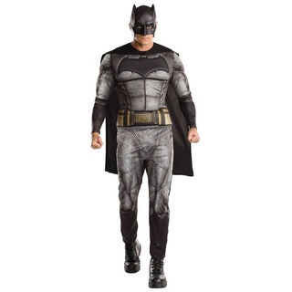 Rubie ́s Kostüm Batman Dawn of Justice, Original DC Kostüm aus dem Film 'Batman v Superman' schwarz XL