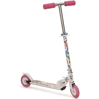 Moni Cityroller Kinderroller Magic PU-Räder, Scooter Höhe einstellbar, zusammenklappbar, PU-Räder 125 mm rosa