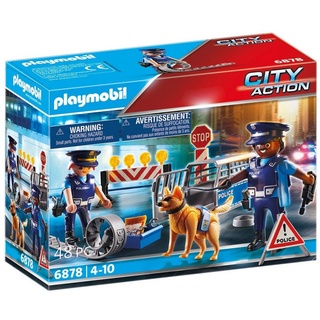 Playmobil® 6878 Polizei-Straßensperre Konstruktions-Spielset