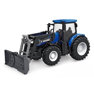 Amewi Spielwaren RC Traktor mit Räum-/Schiebeschild, Licht & Sound, 1:24 RTR Ferngesteuerte Modellbaufahrzeuge Modellbau