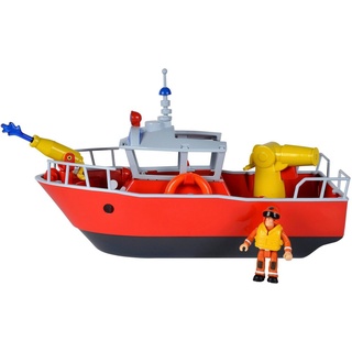 SIMBA Badespielzeug Feuerwehrmann Sam, Titan Feuerwehrboot bunt
