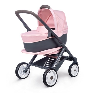 Smoby - Komfort Baby - Kinderwagen + Landau 3 in 1 - für Pottons & Puppen - Silent Räder und Multidirektional - Korb von