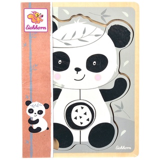 Holz-Steckpuzzle Panda (6Teile)