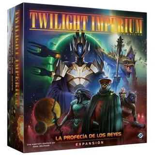 Fantasy Flight Games Twilight Imperium 4. Edition: Die Prophezeiung der Könige, Erweiterung, Strategie-Brettspiel, ab 14 Jahren, von 2 bis 8 Spielern, 60-90 Minuten pro Spiel, Spanisch