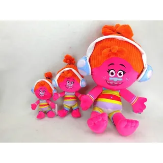 Trolls DJ Suki Kuscheltier Stofftier Teddy Plüschfigur Plüsch 32 40 oder XL 68cm, Größe der Plüschfigur:ca. 32cm