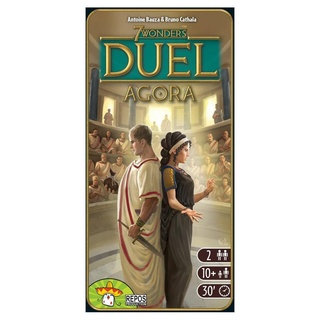 Repos Production, 7 Wonders Duel: Agora Expansion, Board Game, Ages 10+, 2 Players, 30 Minutes Playing Time