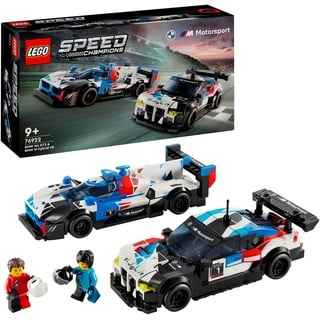 LEGO® BMW M4 GT3 & BMW M Hybrid V8 Rennwagen (76922), LEGO® Speed Champions Konstruktionsspielsteine, (676 St), Made in Europe bunt