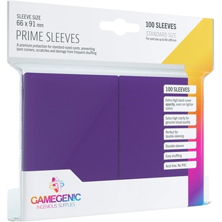 Gamegenic, PRIME Sleeves Purple, Sleeve color code: Gray