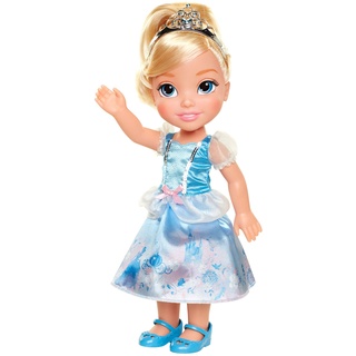 Jakks 78848-11L-6 - Disney Princess Cinderella, Puppe ca. 35 cm groß, beweglich, mit wunderschönem Kleid und Royal Reflection Augen, für Kinder ab 3 Jahre