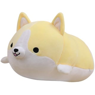 Kuscheltier Hund, Tiere Spielzeug Süßer Plüsch Shiba Inu Spielzeug Plüschtier Weicher Plüsch Liegend Schlafplüsch Große Gefüllten Corgi Spielzeug Kinder Geschenke Püppchen Anime Plushie 23,6 zoll