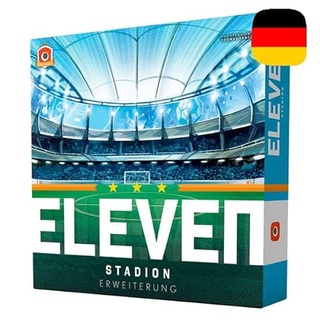 Portal Games - Eleven: Stadion | Deutsche Version | Die Erweiterung zu Eleven | Brettspiel | 1-4 Spieler | 60 bis 120 Minuten | Ab 14 Jahren | Strategisches Fußballspiel | Sportspiel