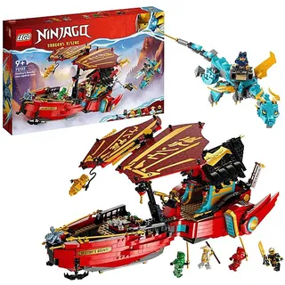 LEGO NINJAGO 71797 Ninja-Flugsegler im Wettlauf mit der Zeit Bausatz, Mehrfarbig