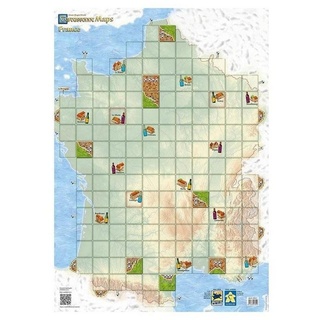 Hans im Glück Spiel, Familienspiel HIGD0121 - Carcassonne Maps: Frankreich, für 2-5..., Strategiespiel bunt