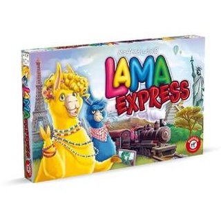 PIA06640 - Lama Express - Brettspiel, für 2-4 Spieler, ab 5 Jahren